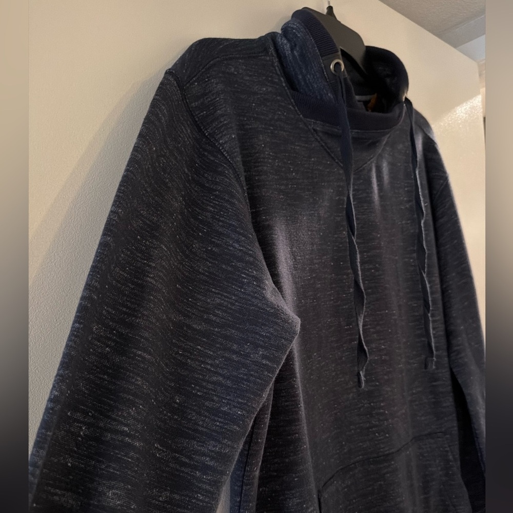 Black Pullover with Drawstring Neck - Picture 2 of 9